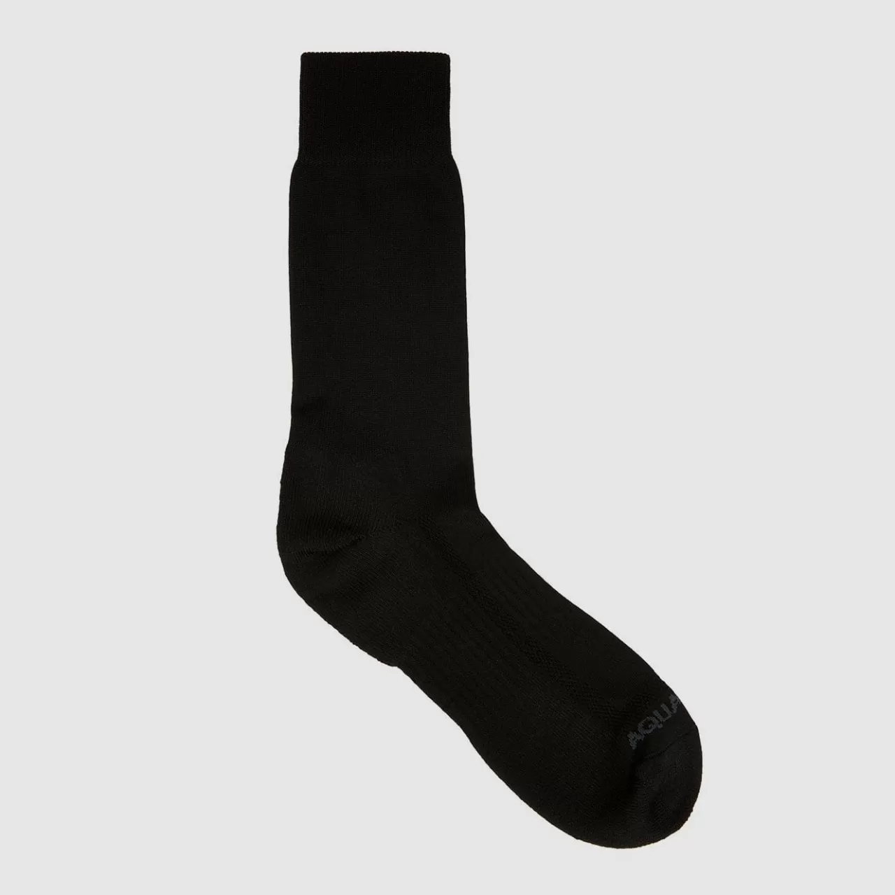 Aquatalia Socks | Contrast Knit Blend Men'S Sock Black/Grey