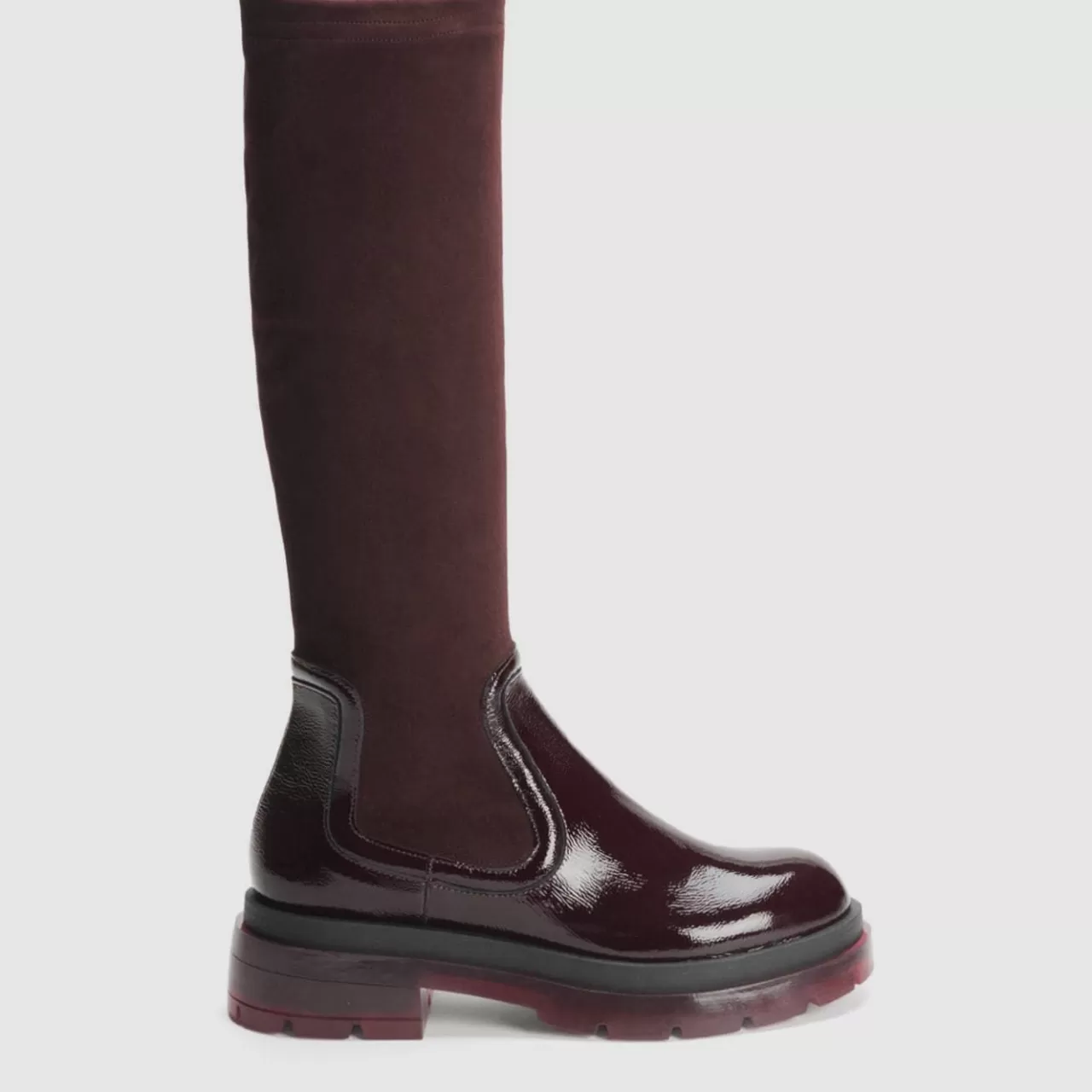 Aquatalia Boots | Drew Plum Deep Wine