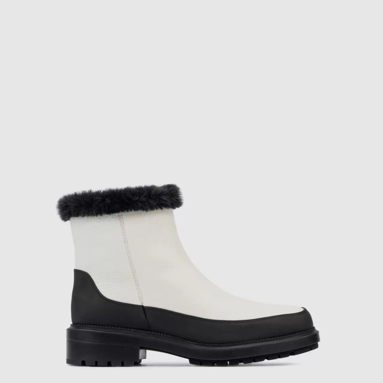 Aquatalia Boots | Lindsay Off White/Black