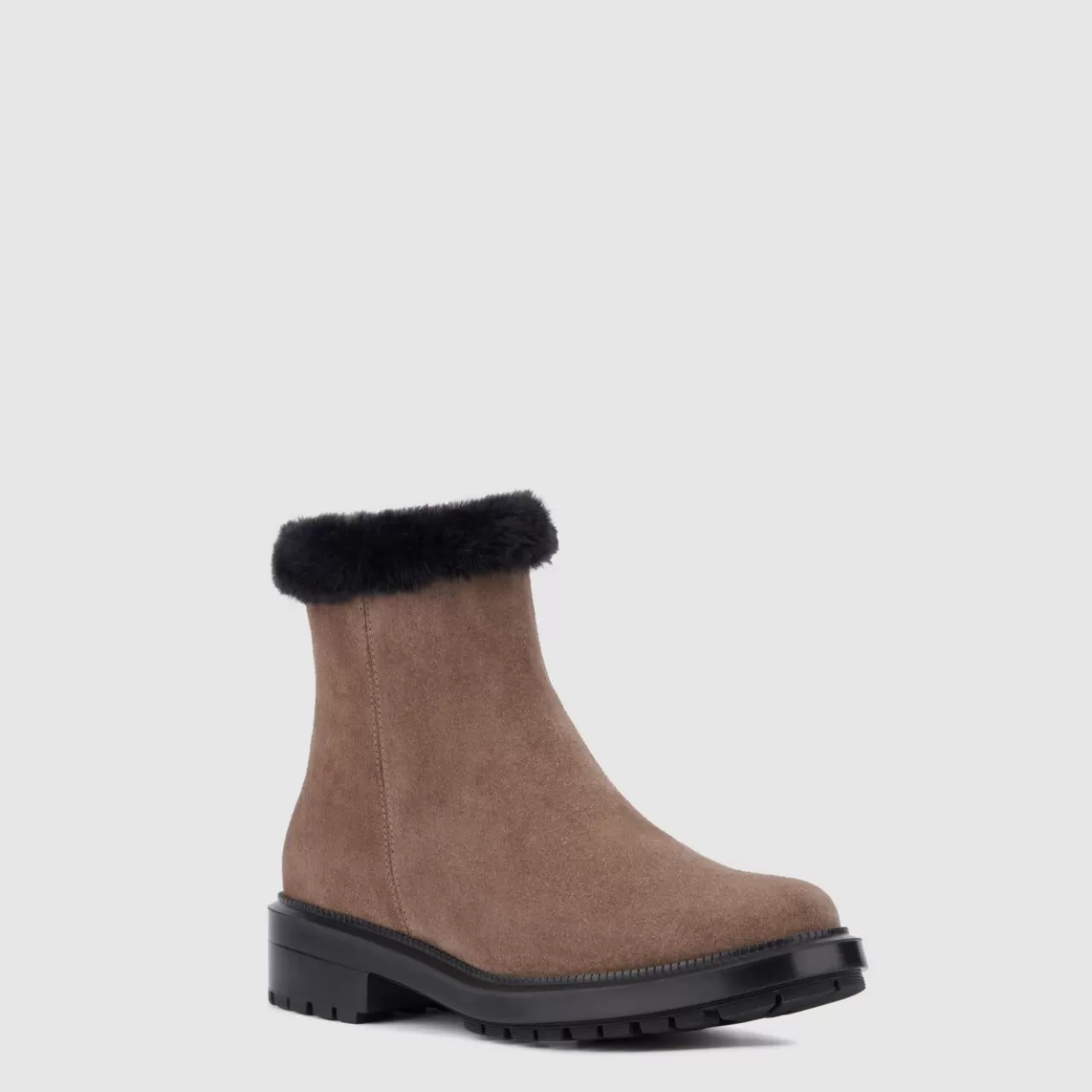 Aquatalia Boots | Lisanna Taupe/Black