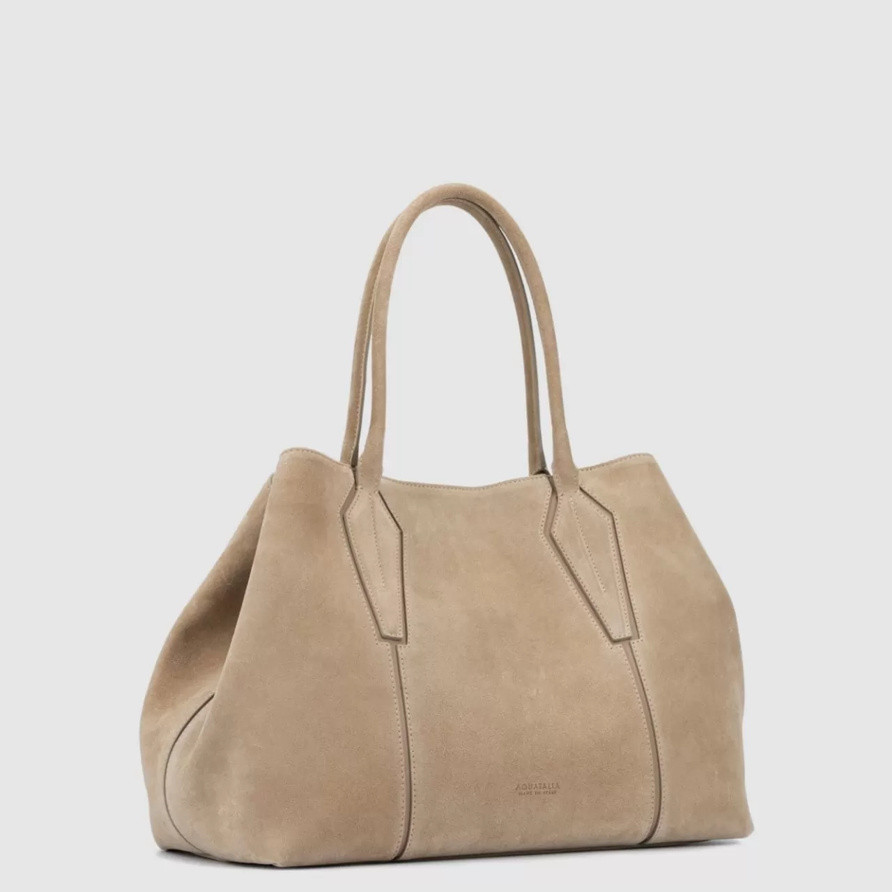 Aquatalia Handbags | Parma Carryall Light Taupe