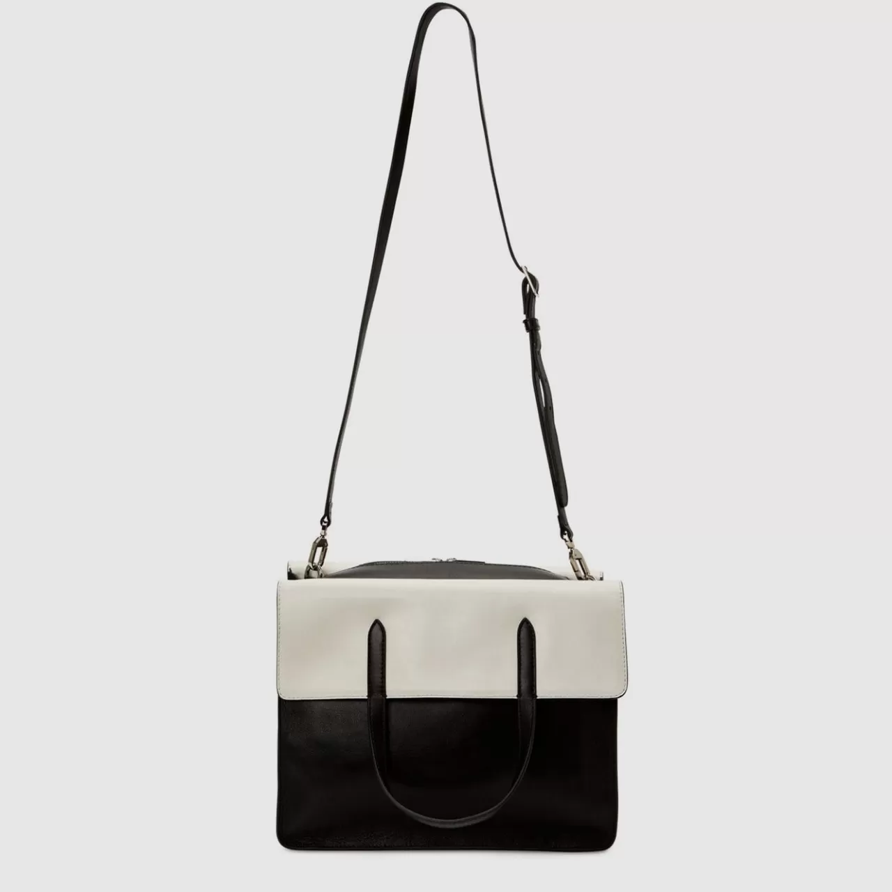 Aquatalia Handbags | Petra Tote Black/Off White