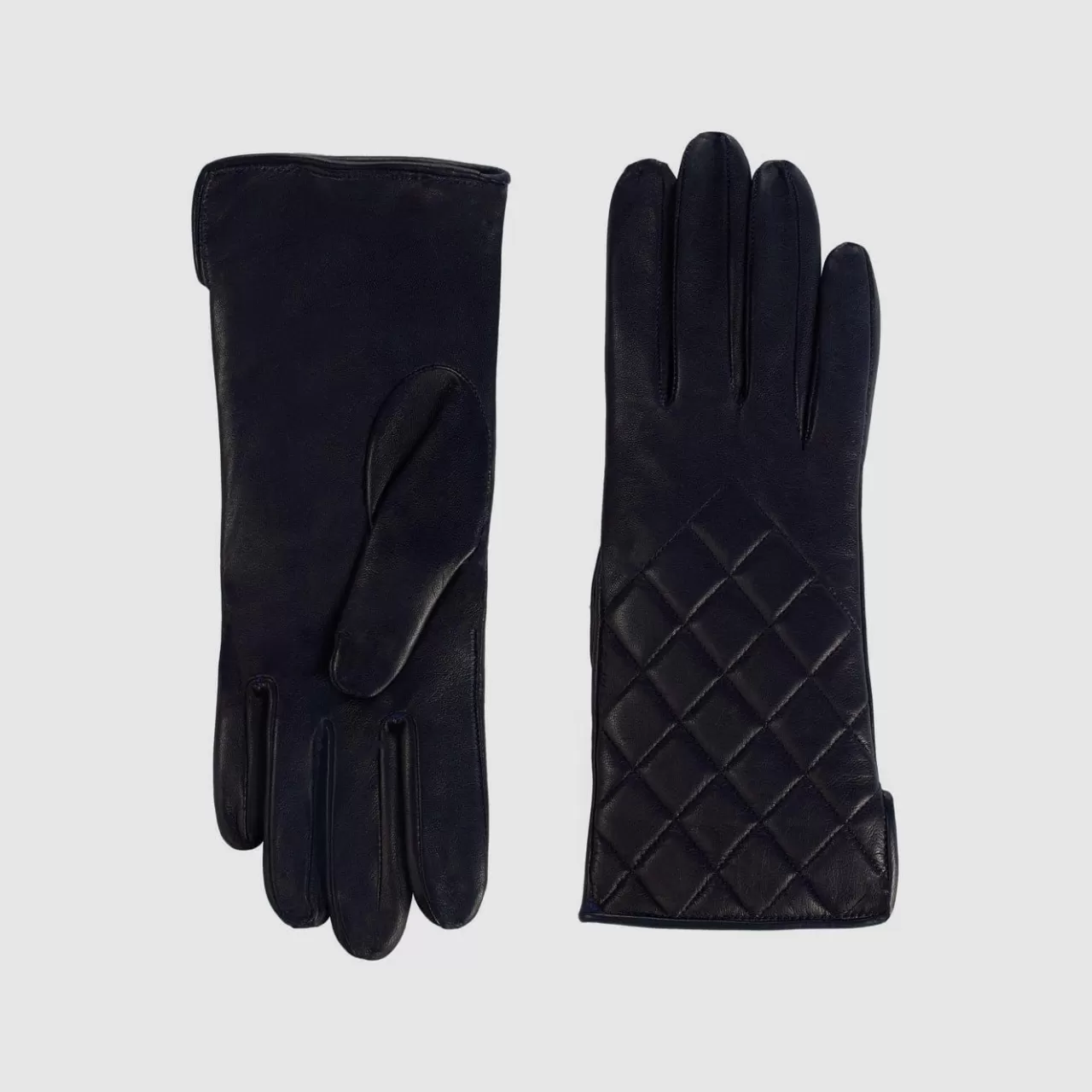 Aquatalia Gloves | Quilted Glove Navy