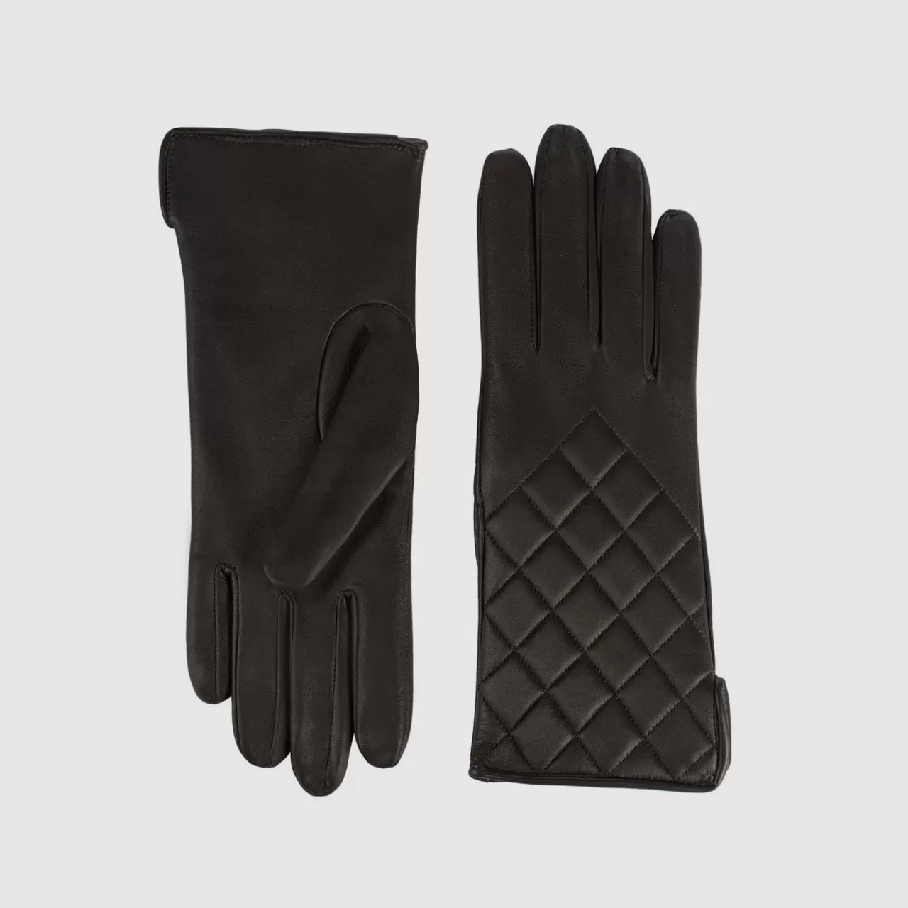 Aquatalia Gloves | Quilted Glove Espresso