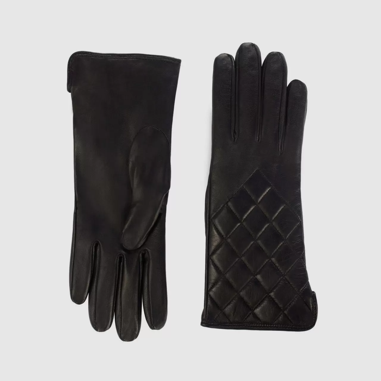 Aquatalia Gloves | Quilted Glove Black