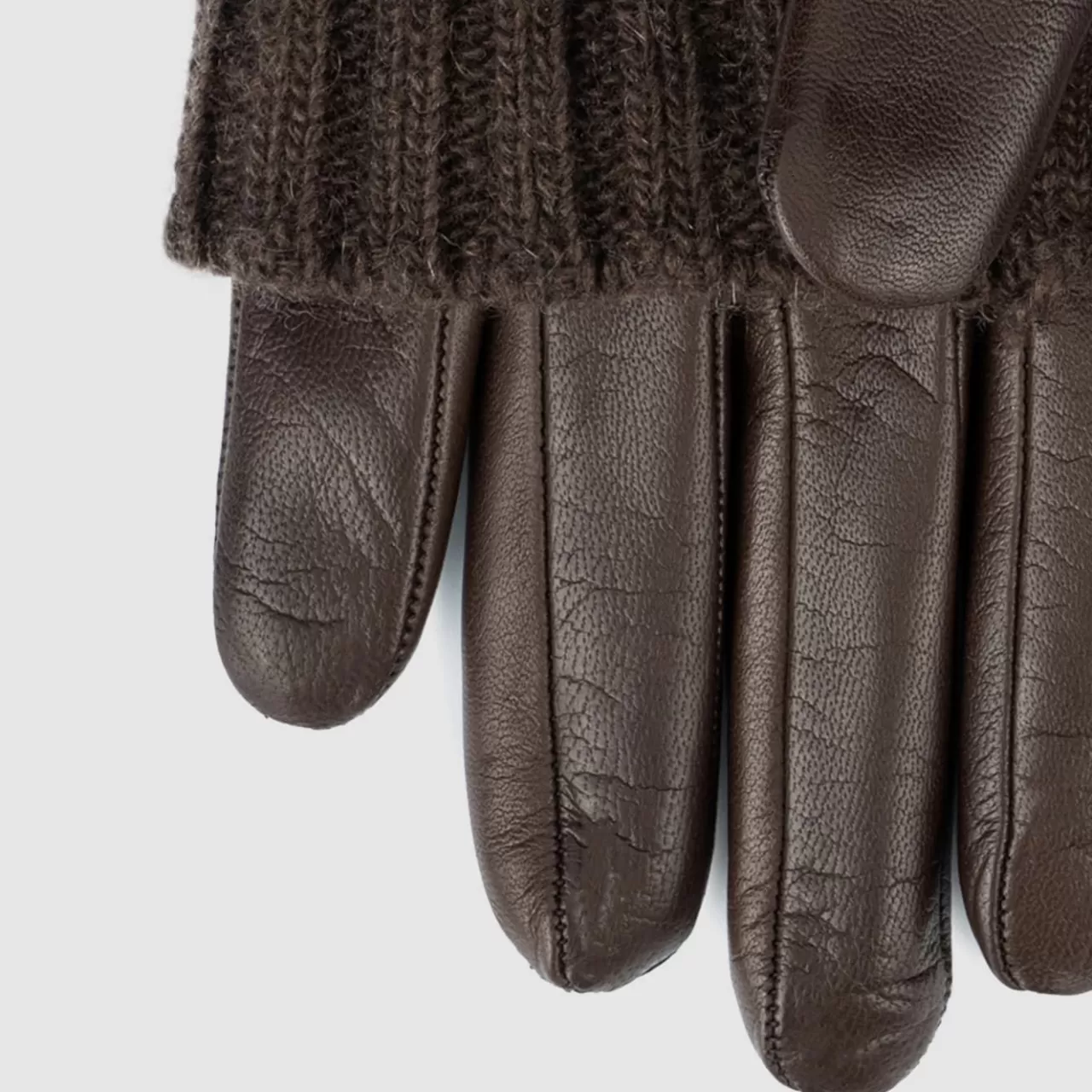 Aquatalia Gloves | Sweater Cuff Glove Brown