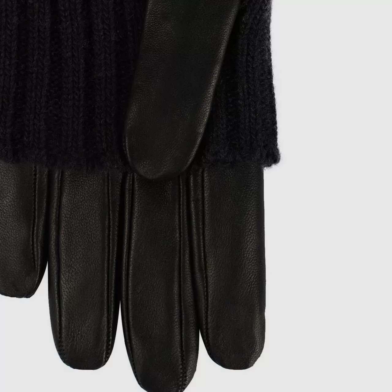 Aquatalia Gloves | Sweater Cuff Glove Black