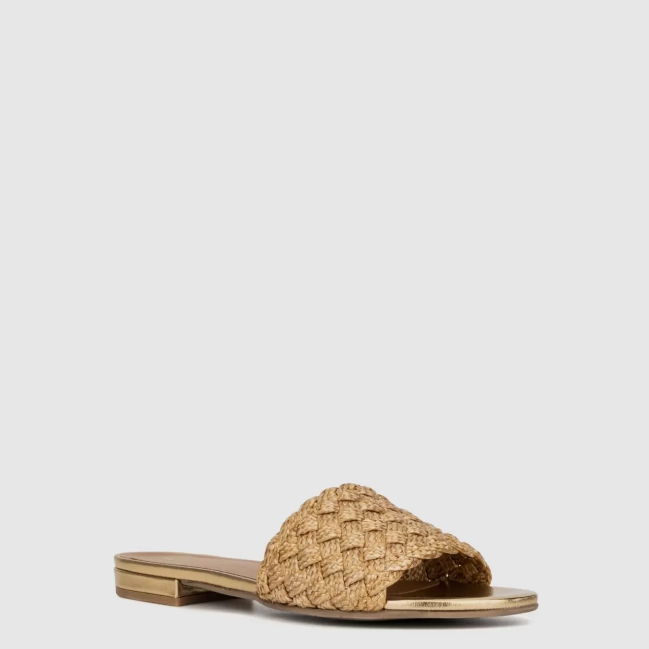 Aquatalia Sandals | Tatia Natural/Gold